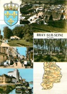 77* BRAY S/SEINE  Multi Vues  (CPSM 10x15cm)     RL18,1457 - Bray Sur Seine