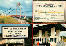 76* TANCARVILLE  Pont  Multi Vues  (CPSM 10x15cm)     RL18,1430 - Tancarville