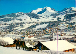 74* MEGEVE  Vue Generale  - Attelage   (CPM 10x15cm)     RL18,1252 - Megève