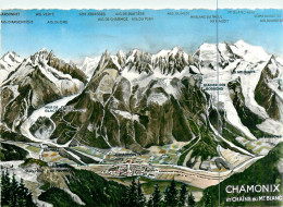 74* CHAMONIX  Chaine Du Mont Blanc  (CPSM 10x15cm)      RL18,1219 - Chamonix-Mont-Blanc