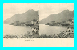 A904 / 389 Suisse Brunnen Et Lac Des Quatre - Carte Stéréoscopique - Sonstige & Ohne Zuordnung