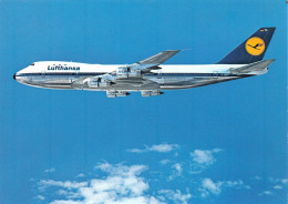 BOEING Jet 747 Lufthansa  Avion Aviation (scanR/V)   N°61  MR8006 - 1946-....: Modern Era