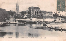 89 AUXERRE   L'église St Germain Vue Du Pont Paul Bert   (Scan R/V) N° 42 \MR8004 - Auxerre
