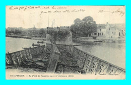 A903 / 239 60 - COMPIEGNE Pont De Soissons Apres L'explosion - Guerre 1914 - Compiegne