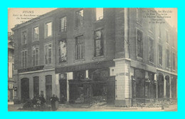 A903 / 491 51 - REIMS Place Des Marchés Et Rue Trudaine - Banque Et La Bergere - Guerre 1914 - Reims