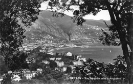 06  MENTON    Vue Générale Panoramique  Vers La Frontière   (Scan R/V) N°   65   \MR8013 - Menton