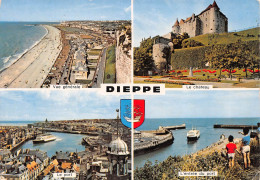 76 DIEPPE    Multivue Esplanade Plage Port Chateau    (scanR/V)   N° 19  MR8008 - Dieppe