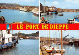 76 DIEPPE  4 Vues Du Port    (scanR/V)   N° 12  MR8008 - Dieppe