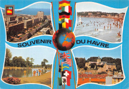 76 LE HAVRE  Multivue De La Ville SOUVENIR  (scanR/V)   N° 60  MR8007 - Hafen