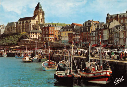 76 LE TREPORT  Les Chalutiers à Quai Port à Marée Haute    (scanR/V)   N° 30  MR8007 - Le Treport