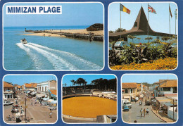 40   MIMIZAN Divers Vues Rue Pietonne Plage  Arénes (Scan R/V) N°    47    \MR8023 - Mimizan Plage