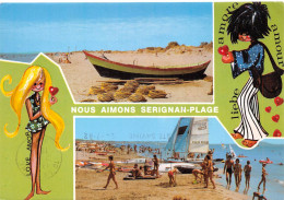 34  SERIGNAN PLAGE        (Scan R/V) N°   32   \MR8022 - Autres & Non Classés