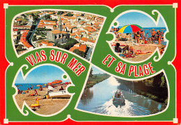 34   VIAS Le Camping Du Club Méditérranée   (Scan R/V) N° 2 \MR8021 - Autres & Non Classés