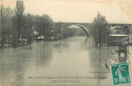 94* NOGENT S/MARNE  Crue -   Petit Bras Au Viaduc       RL29,0320 - Nogent Sur Marne