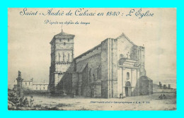 A900 / 129 33 - SAINT ANDRE DE CUBZAC En 1830 Eglise - Sonstige & Ohne Zuordnung