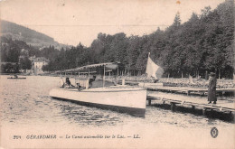 88  GERARDMER Le Canot Automobile Sur Le Lac  (Scan R/V) N°    63     \MR8033 - Gerardmer