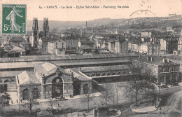 54  NANCY   La Gare L'église Et Le Faubourg Stanislas  (Scan R/V) N°   16    \MR8032 - Nancy