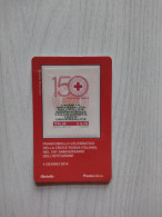 2014 ITALIA "150° ANNIVERSARIO ISTITUZIONE CROCE ROSSA ITALIANA" Tessera Filatelica - Philatelic Cards