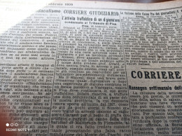 CORRIERE DELLA SERA 17/2/1929 BAGNI DI SAN GIULIANO ALBENGA ABBIATEGRASSO VOLTURARA IRPINA PERDIFUMO - Andere & Zonder Classificatie