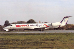 44  NANTES  COMPAQ Non Stop EMBRAER 145 EU F.GRGG C/N 145118  Novembre 1999   (Scan R/V) N°   19   \MR8028 - Nantes