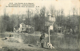 94* LA VARENNE  CHENNEVIERES   Restaurant De L Ecu De France   RL29,0955 - Chennevieres Sur Marne