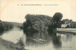 94* LA VARENNE  ST HILAIRE  L Ile Du Moulin Bateau  RL29,0915 - Autres & Non Classés