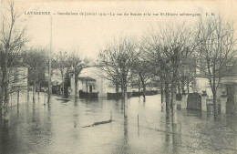 94* LA VARENNE  Crue 1910 – La Rue De Succes Et Rue St Hilaire RL29,0863 - Autres & Non Classés