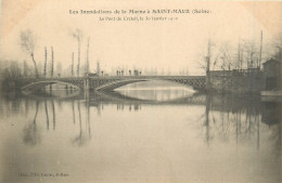 94* ST MAUR   Crue 1910 –  Le Pont De Creteil  RL29,0654 - Saint Maur Des Fosses