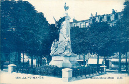 94* ST MANDE    Le Monument Aux Morts     RL29,0552 - Saint Mande