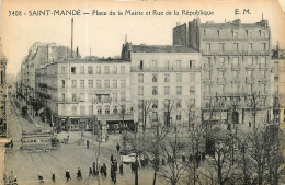 94* ST MANDE    Place De La Mairie – Rue De La Republique     RL29,0537 - Saint Mande