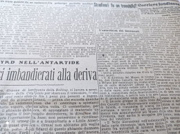 CORRIERE DELLA SERA 19/2/1929 STRADIVARI MORTE DI ENRICO MORSELLI MODENA - Altri & Non Classificati