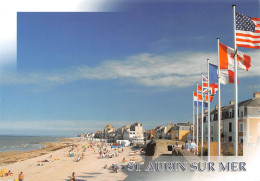 14  SAINT AUBIN SUR MER  Plage Et Drapeaux       (Scan R/V) N°   6   \MR8045 - Saint Aubin