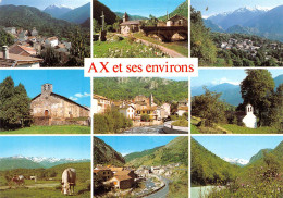 09 AX-LES-THERMES  Multivue Des Environs            (Scan R/V) N°    9     \MR8036 - Ax Les Thermes