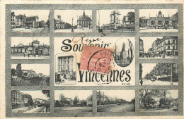 94* VINCENNES      « souvenir »  Multi Vues RL29,1433 - Vincennes