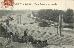 94* VILLENEUVE ST GEORGES  Vue Sur Ablon – Pont Suspendu    RL29,1126 - Villeneuve Saint Georges