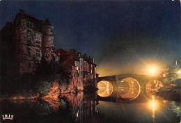 12  ESPALION   Ponts Et Vieux Palais  Vus De Nuit By Night  (Scan R/V) N°     70    \MR8052 - Espalion