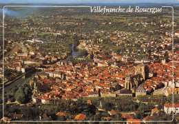 12   Villefranche-de-Rouergue    Vue Générale Aérienne  Panoramique      (Scan R/V) N°    29   \MR8051 - Villefranche De Rouergue