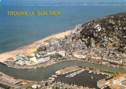 14 DEAUVILLE  Embouchure De La TOUQUES Vue Du Ciel               (Scan R/V) N°   7   \MR8049 - Deauville