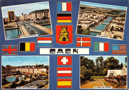 14 CAEN  Multivue   Et Drapeaux             (Scan R/V) N°    29   \MR8047 - Caen