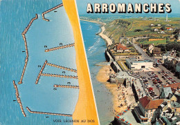 14 ARROMANCHES  Port WINSTON  Barges Et Pontons Vue Aérienne   (Scan R/V) N°    31   \MR8046 - Arromanches