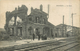 95* MOREUIL  La Gare – Ruines      RL29,1667 - Autres & Non Classés