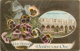 95* ASNIERES S/OISE  « un Pensee »  Abbaye De Royaumont       RL29,1632 - Asnières-sur-Oise