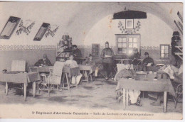 MILITARIA - MILITAIRE DU 3° REGIMENT ARTILLERIE COLONIALE - SALLE DE LECTURE ET DE CORRESPONDANCE - Casernas