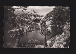 CPSM Dentelée - 65 - Vallée D'Aure - Le Lac D'Oredon - Vue De L'Hôtellerie - Circulée En 1954 - Other & Unclassified