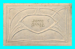 A891 / 071 BONNE ANNEE ( Gaufrée ) - Nieuwjaar