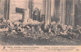 02  SOISSONS   Intérieur De La Cathédrale Après Bombardement                    (Scan R/V) N°  34   \MR8084 - Soissons