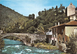 11  AXAT Et QUILLAN  L'église Et Le Vieux Pont Sur L'Aude      (Scan R/V) N°   49   \MR8085 - Axat