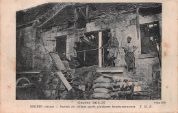 02   SOUPIR  Ruines Du Village Près De VAILLY  Aprés Plusieurs Bombardements             (Scan R/V) N°   4   \MR8081 - Autres & Non Classés