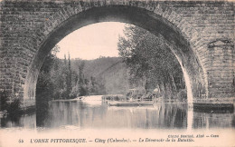 14   Clécy   Le Pont De Le Déversoir De La Bataille        (Scan R/V) N°   17   \MR8080 - Clécy