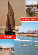 11 NARBONNE  Plage  Multivue  De La Station  Balnéaire Littoral Languedocien       (Scan R/V) N°   9   \MR8079 - Narbonne